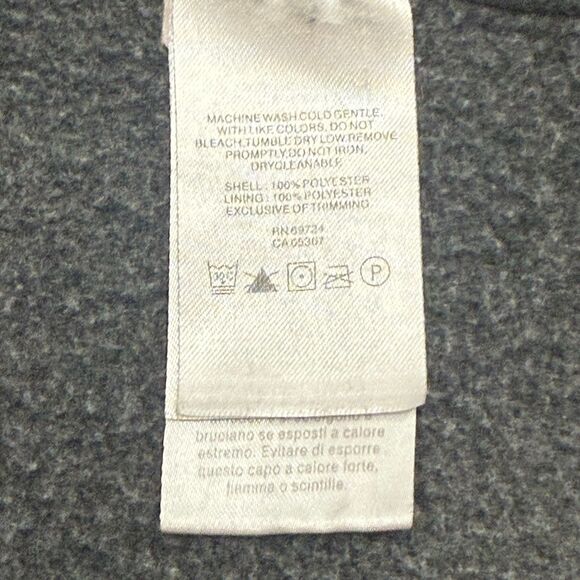 Columbia Women’s Full Zip Fleece Jacket Charcoal Gray Cozy Outdoor Layer size S - Picture 4 of 11